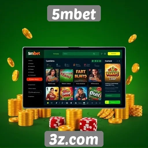 Interface do usuário do site 5mbet é intuitiva