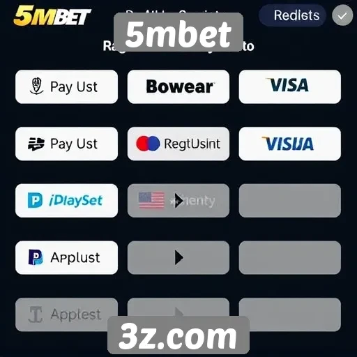 Métodos de pagamento disponíveis no 5mbet